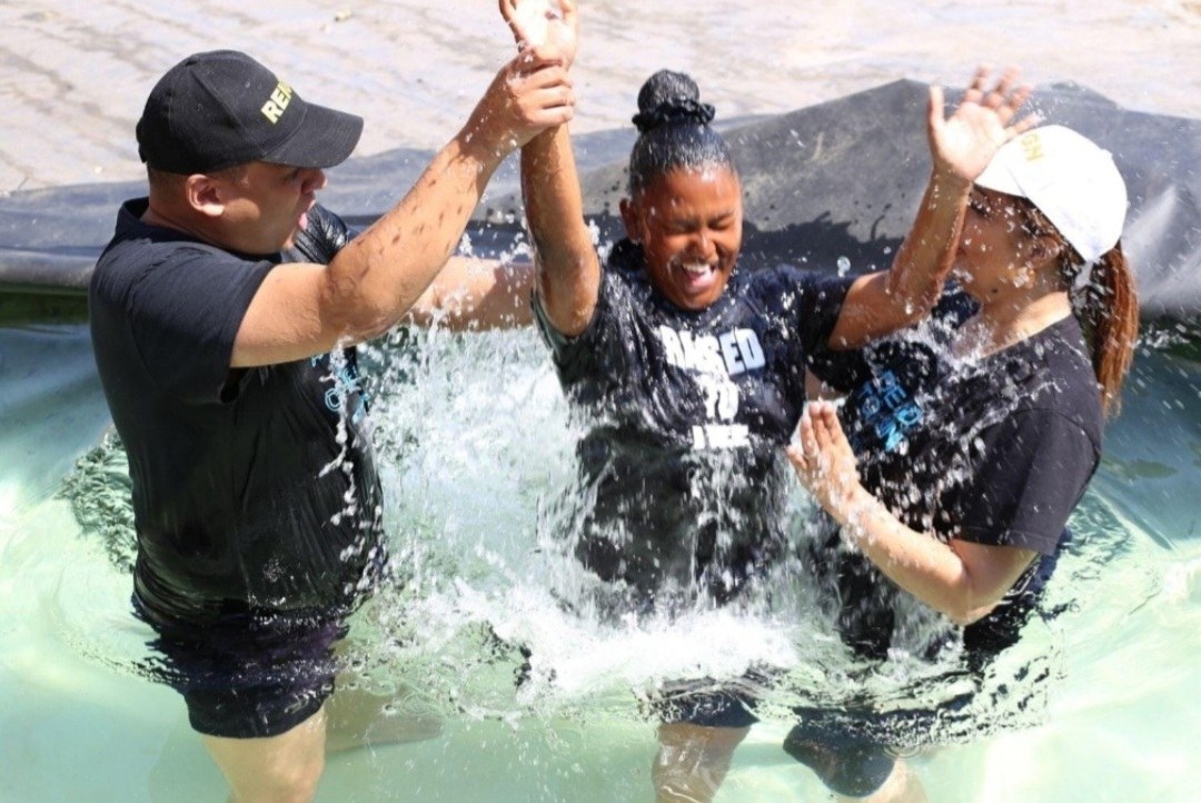 REIGN Church water baptism Sunday celebration in Bloemfontein